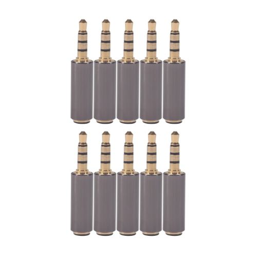 CTIA & OMTP Earphone Microphone Conversion Plug, 10 PCS - 1