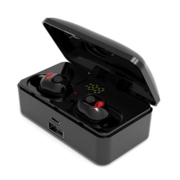 G10 TWS Wireless Earphones with Charging Box & HD Call (Black) - 1