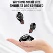 XG-8 TWS Touch Bluetooth Earphone with Charging Box (Black) - 6