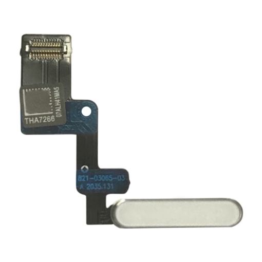 iPad Air 2020 Power Button Fingerprint Flex Cable (White) - 1