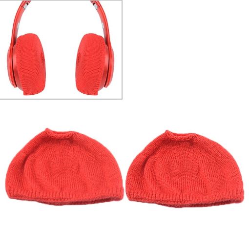 Knitted Dustproof Case for Beats Solo2/Solo3 Headphones (2 PCS, Red) - 1