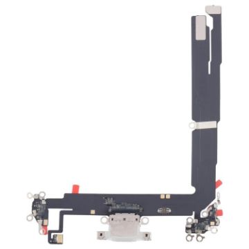 iPhone 16 Plus Charging Port Flex Cable - White - 1