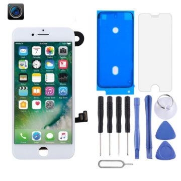 iPhone 7 White TFT LCD Screen with Front Camera - 1
