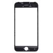 iPhone 7 Black Front Glass Lens & LCD Bezel Frame - 2