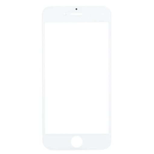 iPhone 7 White Front Glass Lens & LCD Bezel Frame - 1