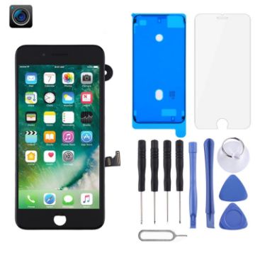 iPhone 7 Plus Black TFT LCD Screen with Front Camera - 1