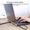 11 in 1 Type-C HUB: RJ45, 87W PD, USB, HDMI, VGA, SD/TF, AUX - 4