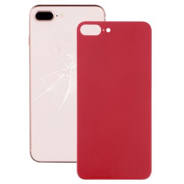 iPhone 8 Plus Red Back Cover with Big Camera Hole & Adhesive - 1