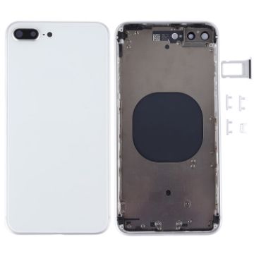 White Back Housing Cover for iPhone 8 Plus - 1