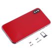 iPhone X Red Back Housing Cover with SIM Tray & Side Keys - 2
