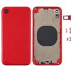 iPhone XR Red Back Housing Cover with Camera Lens & SIM Tray - 1