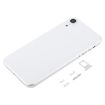 iPhone XR White Back Housing Cover with Camera Lens & SIM Tray - 2