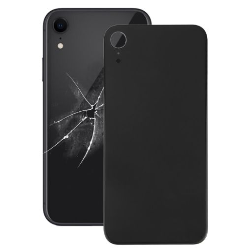 iPhone XR Black Back Cover with Big Camera Hole & Adhesive - 1
