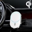 JJT-968 Magnetic Car Air Outlet Wireless Charger 15W Max (White) - 1