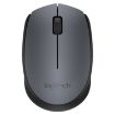 Logitech M170 USB Wireless Mouse with 2.4G Receiver, Grey, 1000DPI - 1