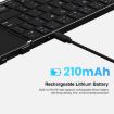B1053 Portable Tri-Fold Bluetooth Leather Keyboard - 5