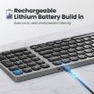 K4500 Wireless Bluetooth Keyboard & Silent Mouse Set, Three Modes - 4