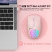 MKESPN SXS-838 Pink RGB Type-C Wired Mouse - 3