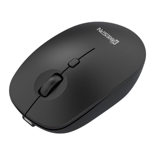 MKESPN 859 Wireless Mouse: 2.4G+BT5.0+BT3.0, Black, Three Modes - 1