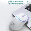 iMICE W-618 Silent Wireless Mouse, 1600 DPI, Rechargeable, Black - 4