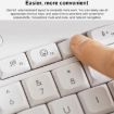 Logitech K650 Wireless Bluetooth Silent Keyboard (Black) - 4