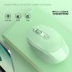M107 Green 4-Button 1600 DPI Dual Mode Wireless Rechargeable Mouse - 5