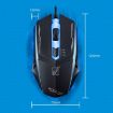 Chasing Leopard 199 Wired Gaming Mouse, 1600DPI, LED, White, 1.3m Length - 6
