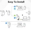 Logitech Pebble Thin Wireless Bluetooth Mouse, 1000DPI, White - 6