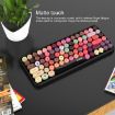 Ajazz 308I Wireless Keyboard for Tablet, Phone, Computer, Office - Pink - 5