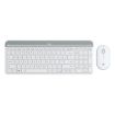 Logitech MK470 Wireless Keyboard Mouse Set - White Silence Edition - 1