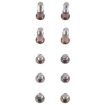 Gold Bottom Cover Screws Set for MacBook Air 13" A2179 2020 - 3