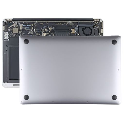 Grey Bottom Cover Case for MacBook Air 13" M1 A2337 2020 - 1