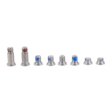 8 in 1 for Macbook 12" A1534 Case Screws (2 Long + 6 Short, Silver) - 1