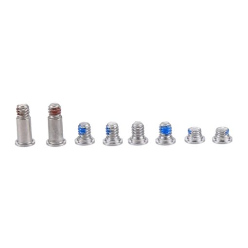 8 in 1 for Macbook 12" A1534 Case Screws (2 Long + 6 Short, Silver) - 1