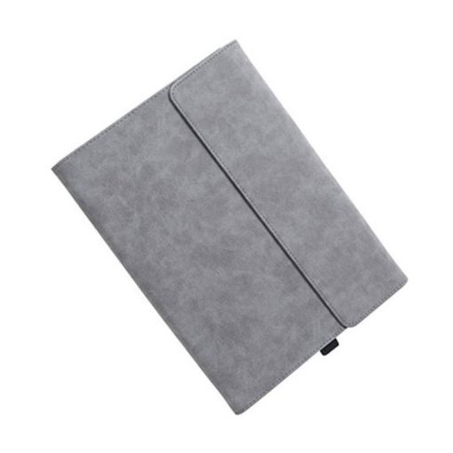 Microsoft Surface Pro 7/7+ Sheepskin Flip Case with Pen Slot (Grey) - 1