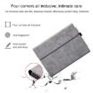 Surface Pro 7/7+ Blue Sheepskin Flip Case with Pen Slot & Holder - 4