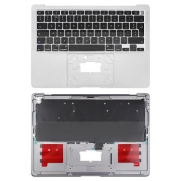 Silver C-side Cover + UK Keyboard for MacBook Air 13" 2020 M1 A2337 - 1