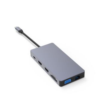 Blueendless Multi-function 12-in-1 Type-C/USB-C HUB Dock Expansion - 1