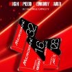 MICRODATA 64GB U3 Red/Black High Speed Micro SD Memory Card - 4