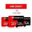 MICRODATA 8GB U1 Red Black TF Micro SD Memory Card - 4