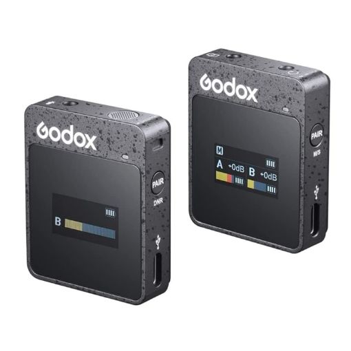 Godox MoveLink II M1 Wireless Lavalier Mic System for DSLR Cameras - 1