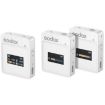 Godox MoveLink II M2 Wireless Lavalier Mic System for DSLR (White) - 1