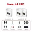 Godox MoveLink II M2 Wireless Lavalier Mic System for DSLR (White) - 4
