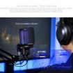 FEELWORLD VM1 USB Gaming Microphone with RGB Light & Boom Arm - 5