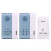 VOYE V004B2 Wireless Home Doorbell with Dual Receiver, 120m Range - 1