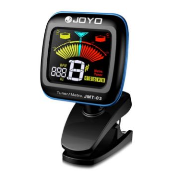 JOYO JMT-03 Clip-on Tuner Metronome: 360 Rotating for Guitar, Violin - 1