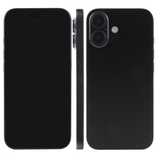 For iPhone 17 Fake Dummy Display Model, Non-Working Screen, Black - 1