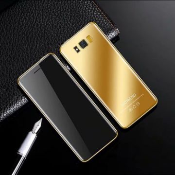 SATREND S10 Card Phone, 2.4" Touch, Bluetooth, FM, Dual SIM, Gold - 1