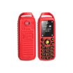 Mini B25 Bluetooth Dialer Headphone, Dual SIM, MP3, 2G, Red - 2