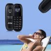 AIEK KK1 Mini Phone: 2G, Bluetooth, Anti-Lost, Single SIM (Black) - 6